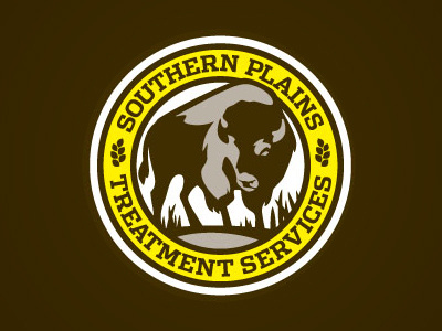 Southern Plains Treatment Services Logo buffalo logo plains