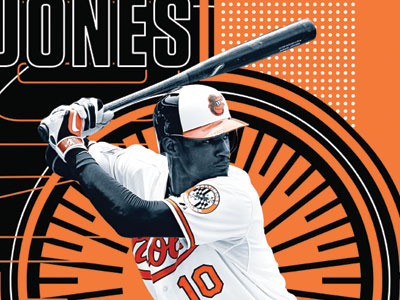 Adam Jones poster adam jones baltimore orioles baseball mlb poster sports
