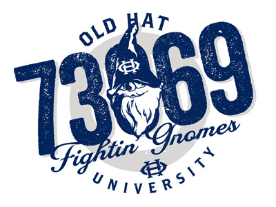 Old Hat Zip Code T gnomes graphic old hat shirt sports university zip code