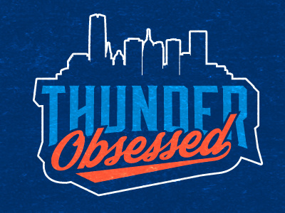 ThunderObsessed.com logo basketball blog blue hoops logo navy nba okc oklahoma city orange thunder