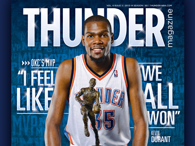 Thunder Magazine featuring Kevin Durant