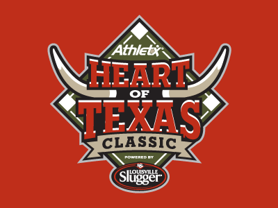 Heart of Texas Classic baseball diamond little league logo longhorns sports texas tournament