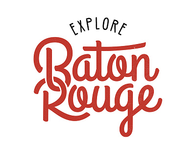 Explore Baton Rouge Logo baton rouge design explore flag logo patch