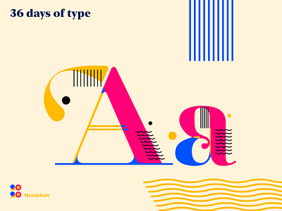 36 days of Type — Day 1 36days 36daysoftype concept design font design type art typedaily typedesign typeface