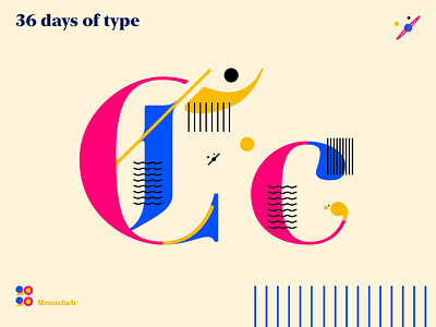 36 days of Type — Day 3 36days 36days c 36daysoftype concept design font design illustrator type art typedaily typedesign typeface typeface design