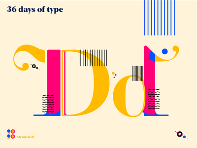 36 days of Type — Day 4 36days 36days d 36daysoftype 36daysoftype07 concept design font design type art typedaily typedesign typeface typeface design