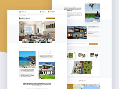 Patsias Developers - Project clean design landing landing page patsias developers real estate the property ui ux web web design website