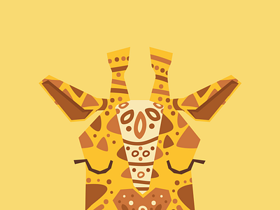 Giraffe (Precious Jordan) african color cute design giraffe illustration pattern vector