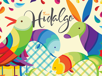 Hidalgo animals character design folklore hidalgo illustration mexican vector