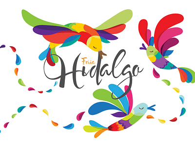 Hidalgo birds animals character design folklore hidalgo illustration mexican vector