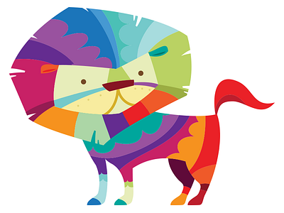 Lion (Hidalgo) animals character color colorful design folklore hidalgo illustration mexican vector