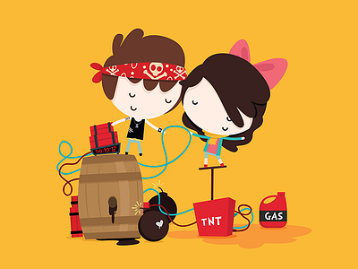 Bonus Track from Murders cartoon couple cute design draw illustration love vector