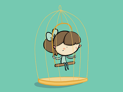 Jail cartoon cute design doodle drawing illustration love sketch