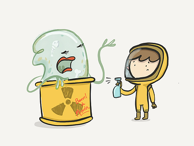 Toxic People cartoon cute design doodle drawing illustration poison sketch