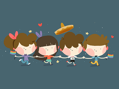 Pride Day cartoon character color colorful comic cute design illustration lgbt love pride sketch