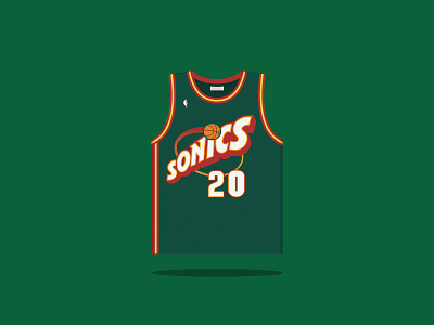 #20 Gary Dwayne Payton 1990 — 2003 basketball payton seattle sonics