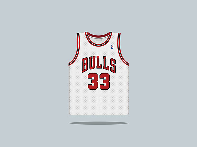 #33 Scottie Pippen 1987 — 1998 basketball bulls nba pippen