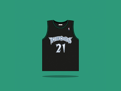 #21 Kevin Garnett 1995 — 2007