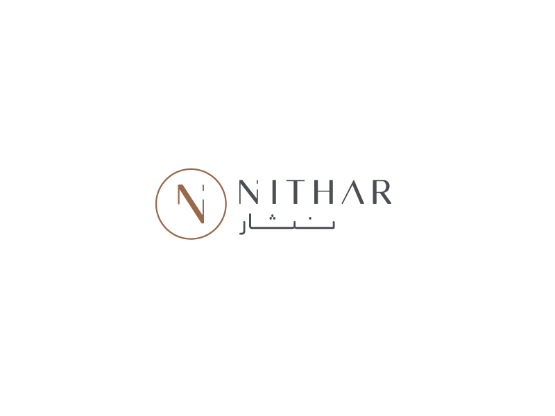 Nithar circle creative gold rose bronze bilingual n riyadh saudi agency event nithar