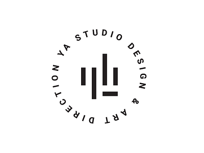 YaStudio art black circle creative design direction lines strong saudi studio ya