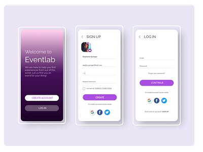 Event Search App - Daily UI Challenge #001