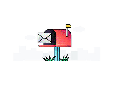 Mailbox icon illustration mailbox mailbox icon minimal icon