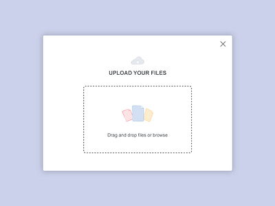 Daily UI Challenge 06 - File Upload by Shiva on Dribbble