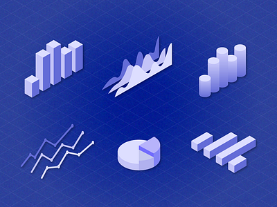 Daily UI Challenge 09 - Isometric Charts And Graphs