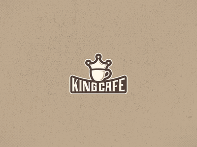 Daily UI Challenge 11 - Kingcafe Logo branding cafe coffee dailyui design kingcafe logostyle mark twain restaraunt shop tipography y logo