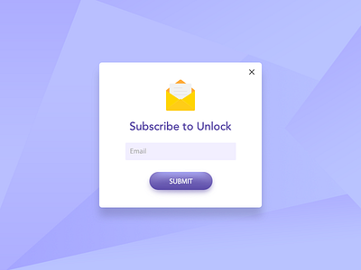 Daily UI Challenge 16 - Pop Up / Overlay dailyui email overlay popup submit subscribe ui uidesign ux