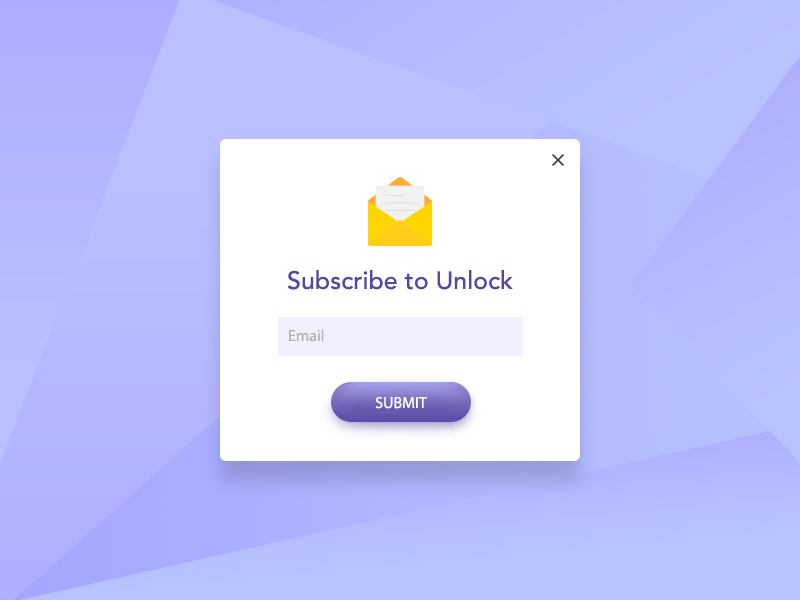 Daily UI Challenge 16 - Pop Up / Overlay by Shiva on Dribbble