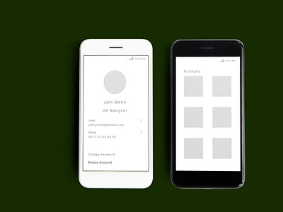 Mobile Wireframe with Figma