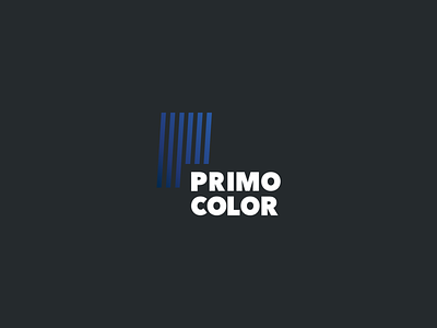 Logo for PrimoColor — car goods store branding design graphic design illustration illustrator logo minimal vector