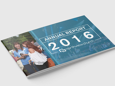 Annual Report for Northview Church adobe annual report brochure cover data design graphic design indesign