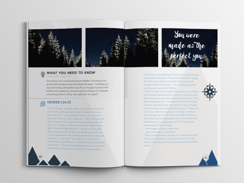 Devotional book design by Kara (Manson) Eads on Dribbble