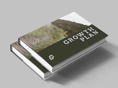 Growth Plan book book cover book design church clean cover design graphic design minimal simple