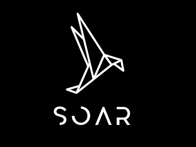 Soar - Logo Design brand design branding graphic design logo logo design minimal oragami simple
