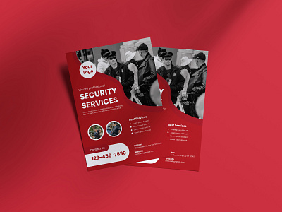 Security Services Flyer bodyguard flyer security services template