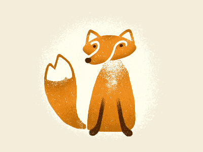 Foxy Fox animal character creature digital art drawing fox illustration nature wildlife