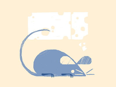 Chessy Mouse adobe animal animals cheesy digital art eat fresco geometric mice mouse texture