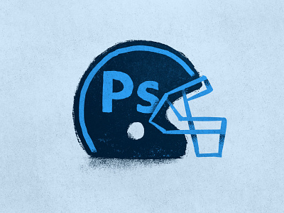 Go Adobe Photoshoppers! adobe fantasy football graphic design helmet icon illustration nfl photoshop sports