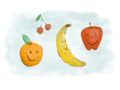 Four Fruit Friends