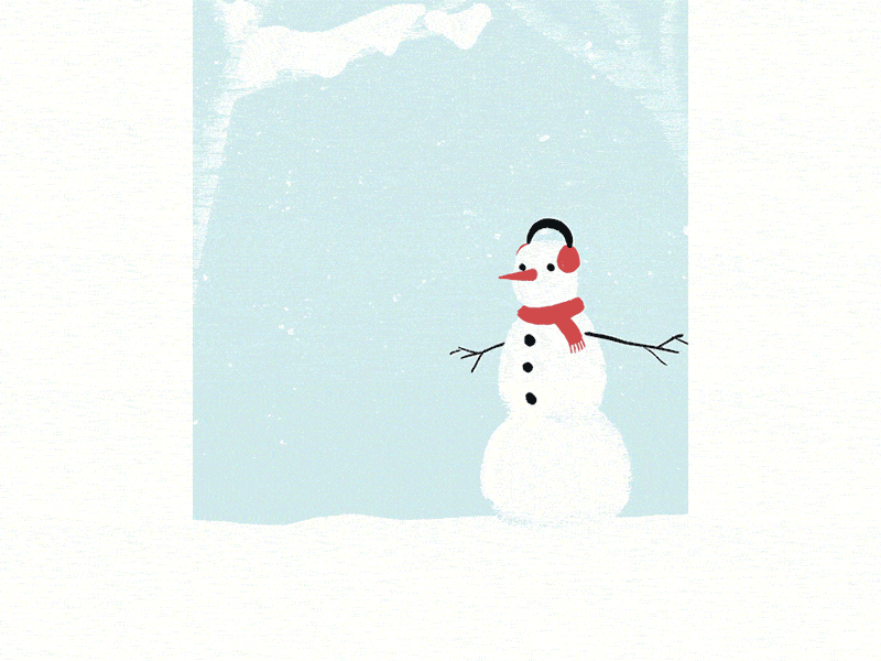 The Holidays Are Better Together animated animation christmas family friends gif happy holidays landscape long lost love snow snowflakes snowman snowoman snowpeople together type typography winter