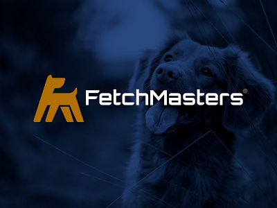 Fetchmasters Logo branding graphic design logo