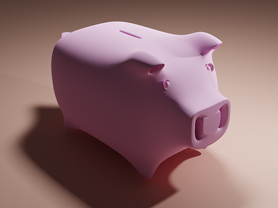 3D Piggy Bank Model