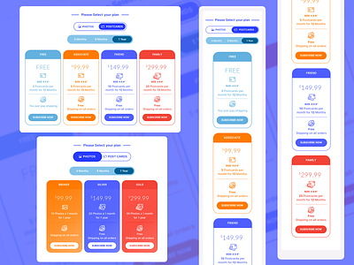 Pricing Table UI Design app chart clean design figma graphic design illustration mobile mockup modern packages photoshop price chart pricing pricing table responsive ui ux vector