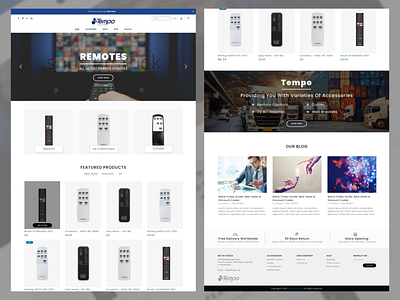 E-commerce Web Design for a Electronic Product Seller