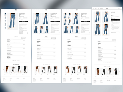 Different Styles for Product Detail Page - E commerce