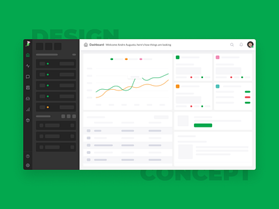 Design concept - Dashboard