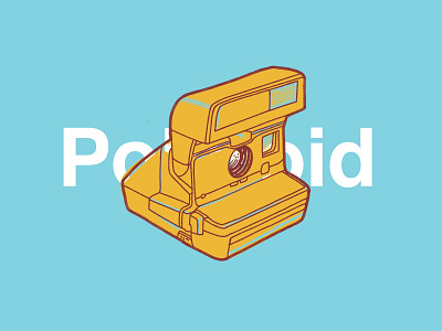 Polaroid Camera camera digital illustration ipad polaroid procreate